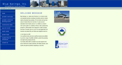 Desktop Screenshot of bluespringsinc.com